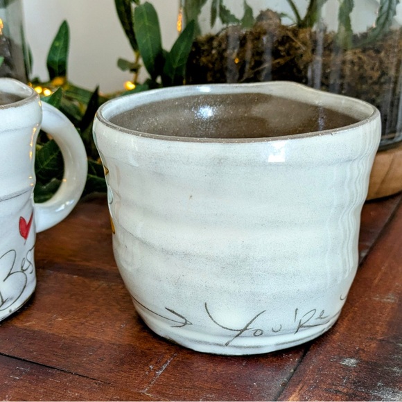 Sundance Heart Design Mugs with Purple and Yellow Accents for Mom - Picture 5 of 5